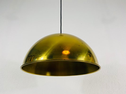 Polished Brass Pendant Lamp by Florian Schulz, 1970s-PUK-792244