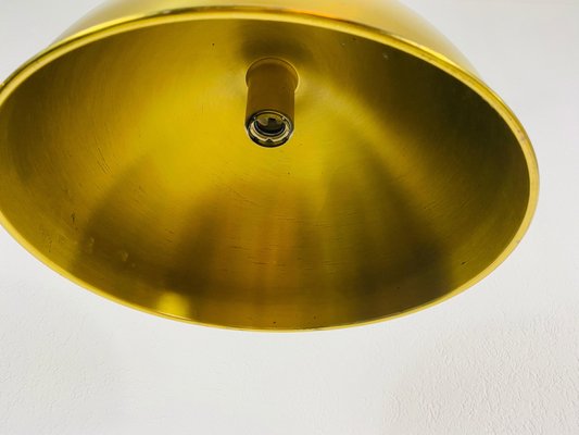 Polished Brass Pendant Lamp by Florian Schulz, 1970s-PUK-792244