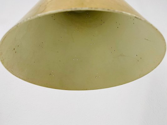 Polished Brass Pendant Lamp in the Style of Paavo Tynell, 1950s, Set of 3-PUK-1113709