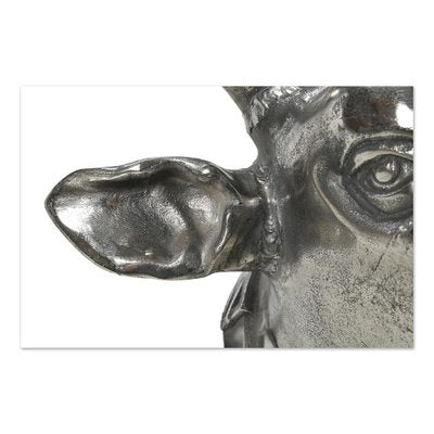 Polished Metal Bulls Head-NQ-1422025