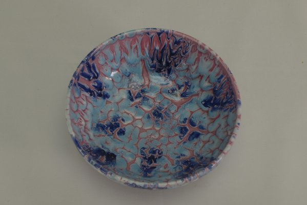 Polychrome Ceramic Bowl by Giordano, 1960s-NEN-2021768