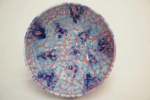 Polychrome Ceramic Bowl by Giordano, 1960s-NEN-2021768