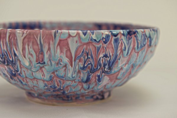 Polychrome Ceramic Bowl by Giordano, 1960s-NEN-2021768