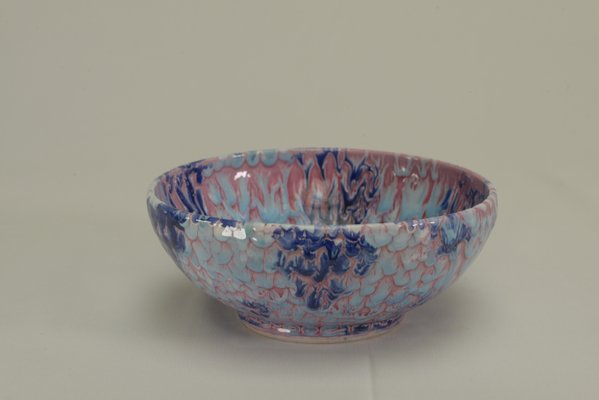 Polychrome Ceramic Bowl by Giordano, 1960s-NEN-2021768