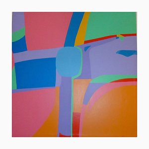 Polychrome Surface - Acrylic on Canvas by Genny Puccini - 1976 1976-ZCI-761651