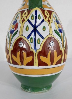 Polychrome Vase in Enamelled Earthenware, Nabeul, 1920-RVK-1261184