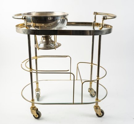 Pommery Champagne Trolley in Chromed Metal-WFS-2034152