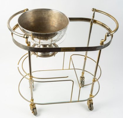 Pommery Champagne Trolley in Chromed Metal-WFS-2034152