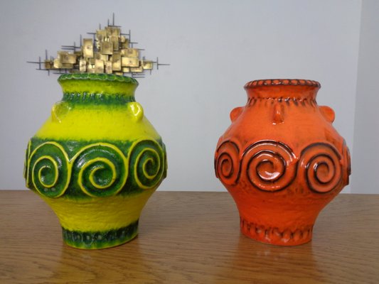 Pop Art Ceramic Vases from Jasba, Set of 2, 1970s-RDW-1148522