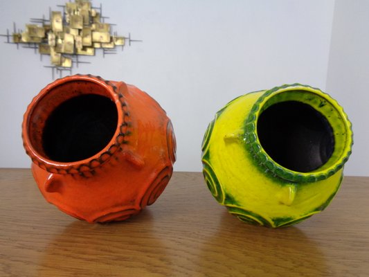 Pop Art Ceramic Vases from Jasba, Set of 2, 1970s-RDW-1148522