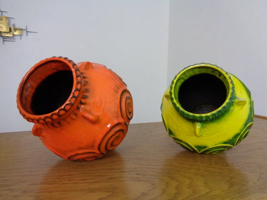 Pop Art Ceramic Vases from Jasba, Set of 2, 1970s-RDW-1148522