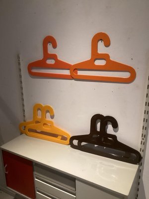 Pop Art Coat Hangers, 1970s, Set of 6-SU-1410980