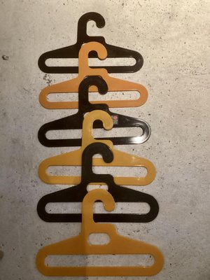 Pop Art Coat Hangers in the style of Ingo Maurer, Set of 6-SU-1410957