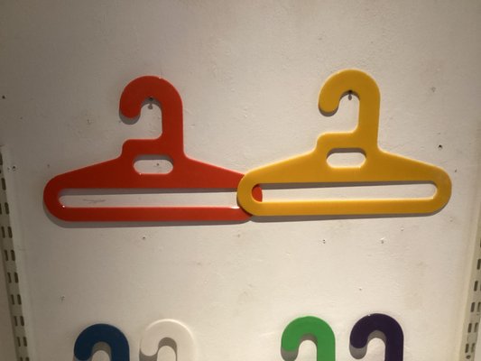 Pop Art Multi Colors Coat Hangers, 1970s, Set of 6-SU-1410978