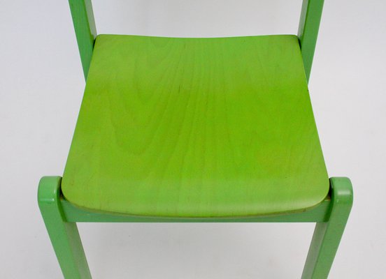 Pop Art Multicolored Dining Chairs, 1980s, Set of 6-NB-657466