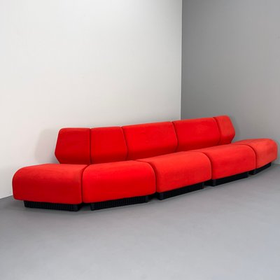 Pop Art Red Sofa by Don Chadwick for Herman Miller, 1990s, Set of 5-VQG-2014612