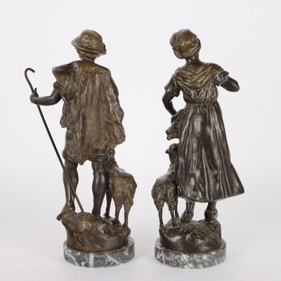 Popular Bronze Figures, Set of 2-VMM-2040644