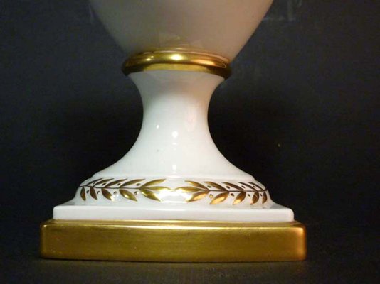 Porcelain & 24kt Gold Vase from Finzi, 1930s-GKB-787796