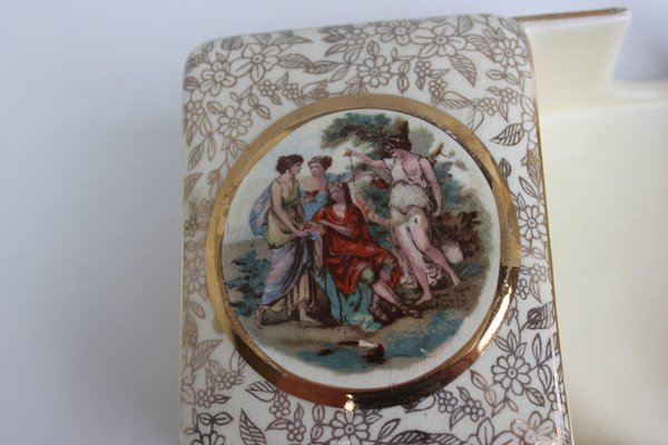 Porcelain Ashtray Set from Empire England, 1970s, Set of 7-UWJ-1422111