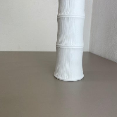 Porcelain & Bamboo Op Art Vase by Heinrich Fuchs for Hutschenreuther, Germany, 1970s-QZ-1053385