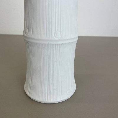 Porcelain & Bamboo Op Art Vase by Heinrich Fuchs for Hutschenreuther, Germany, 1970s-QZ-1053385