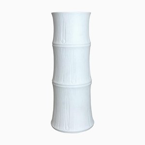 Porcelain & Bamboo Op Art Vase by Heinrich Fuchs for Hutschenreuther, Germany, 1970s-QZ-1053385