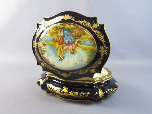 Porcelain Box Sèvres Finely Hand Painted Folk Chest of Chest, 1955-PWG-1751119