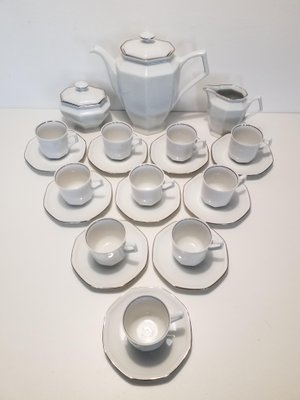 Porcelain Coffee Set from Philippe Deshoulières , 1980s, Set of 23-EHL-630355