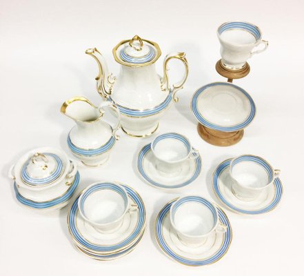 Porcelain Coffee & Tea Service from KPM, Germany, 1834-1837, Set of 11-UCH-1224565