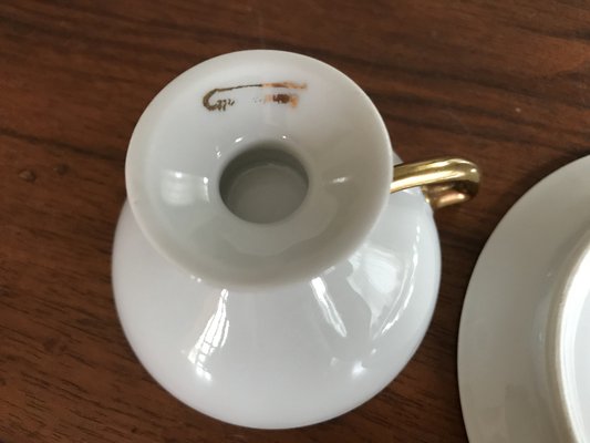 Porcelain Cup and Saucer from Geierstahl, 1950s, Set of 2-WQQ-1716672