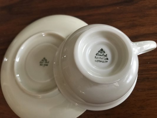 Porcelain Cup and Saucer from Rosenthal, 1942, Set of 2-WQQ-1716654