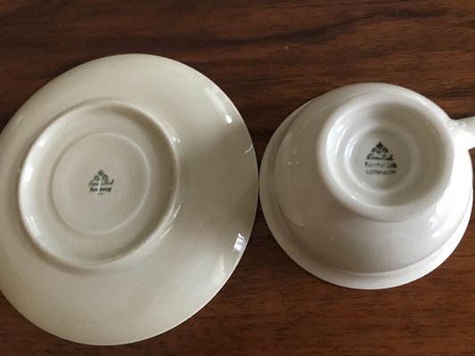 Porcelain Cup and Saucer from Rosenthal, 1942, Set of 2-WQQ-1716654