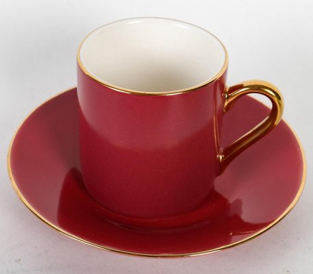 Porcelain Cups and Saucers, Set of 12-WFS-1780977