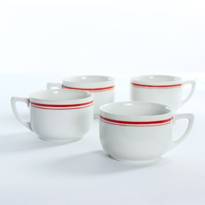 Porcelain Cups, Czechoslovakia, 1960s, Set of 4-UL-1215378