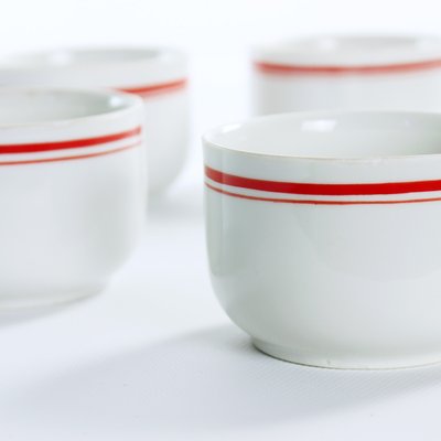 Porcelain Cups, Czechoslovakia, 1960s, Set of 4-UL-1215378