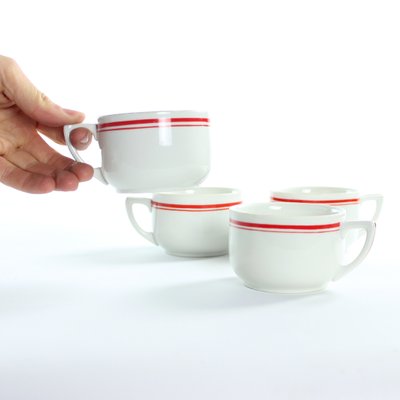 Porcelain Cups, Czechoslovakia, 1960s, Set of 4-UL-1215378