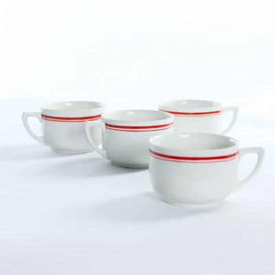 Porcelain Cups, Czechoslovakia, 1960s, Set of 4-UL-1215378