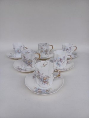 Porcelain Cups from Limoges, Early 20th Century, Set of 12-EHL-1754236