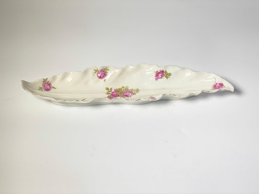 Porcelain Dish with Roses, Limoges, France, 1970s-UR-1423380