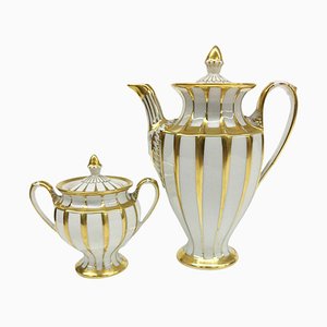 Porcelain Grecque Coffee & Sugar Box from Fürstenberg, Athena, Set of 2-UCH-1224680