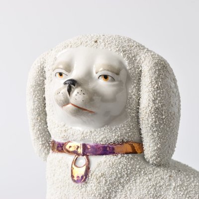 Porcelain Mantle Dog Figurine, 1890s-IXK-2032512