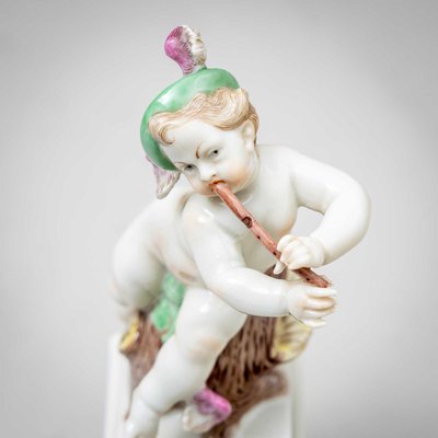 Porcelain Putti of Diana and Hermes from Nymphenburg, Early 20th Century, Set of 2-VEI-2022786