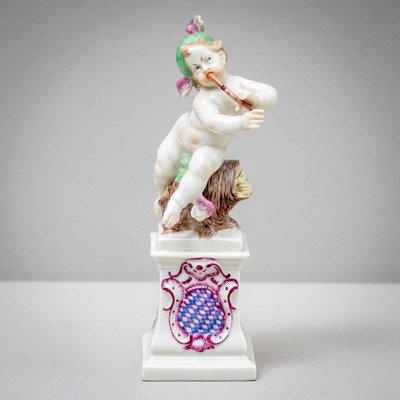 Porcelain Putti of Diana and Hermes from Nymphenburg, Early 20th Century, Set of 2-VEI-2022786