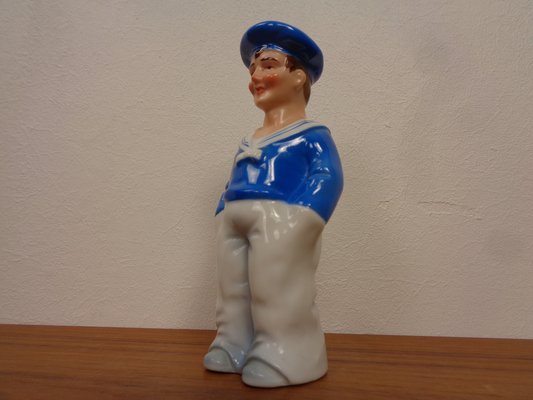 Porcelain Sailor Rum Bottle from Lehment, Germany, 1950s-RDW-1816557