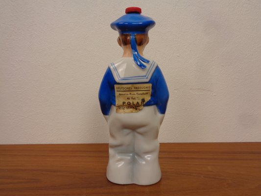 Porcelain Sailor Rum Bottle from Lehment, Germany, 1950s-RDW-1816557