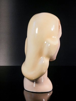 Porcelain Sculpture Lady by Antonio Ronzan, 1940s-OJE-2028719