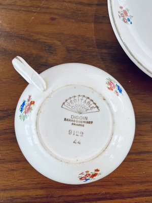 Porcelain Tableware from Sarreguemines, France, 1960s, Set of 48-HDF-1720914