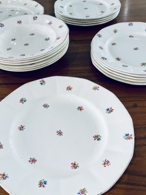 Porcelain Tableware from Sarreguemines, France, 1960s, Set of 48-HDF-1720914