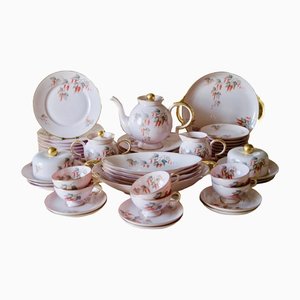 Porcelain Tea & Luncheon Service by Jean Haviland, Set of 40-DVX-1259675