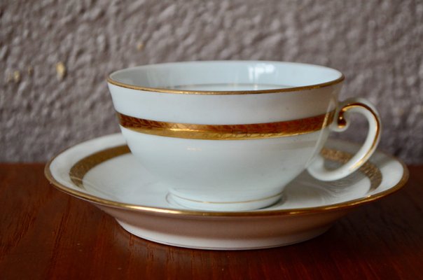 Porcelain Tea Service from JV Limoges, 1960s, Set of 19-AIU-1388883